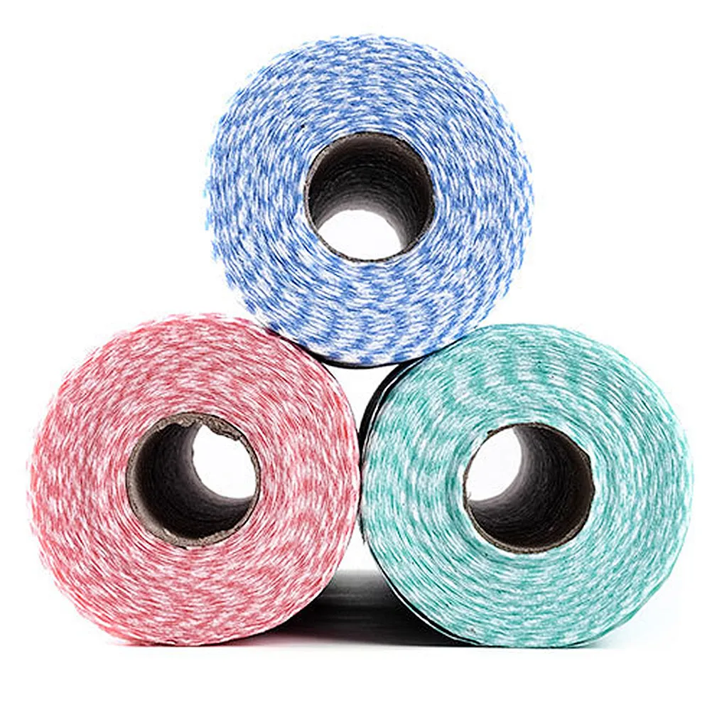 Non-Woven Fabric Disposable Kitchen Cleaning Wipes Roll Tear Off Multipurpose Kitchen Cloth Wet Dry Use for Home Automotive