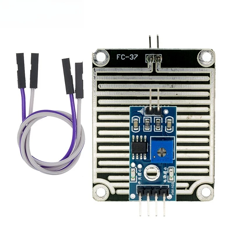 Snow Raindrops Detection Sensor Module Rain Weather Module Humidity For Arduino Relay Control Module