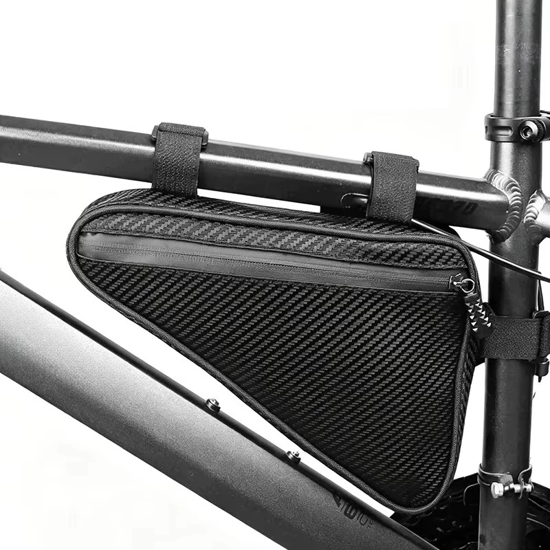 Bicycle front fork bag, hard shell waterproof and wear-resistant large capacity, suitable for mountain bike storage tools
