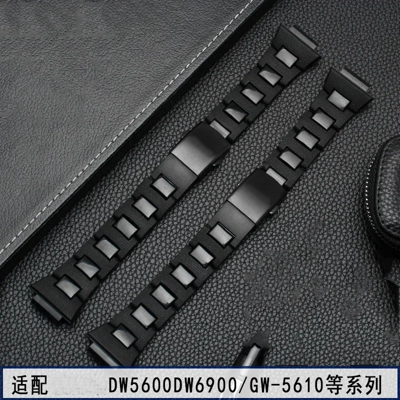 High Quality Metal WatchBand For Casio Gshock DW-6900 DW9600 DW5600 GW-M5610 Strap Bracelet Wrist Stainless Steel Watchbands