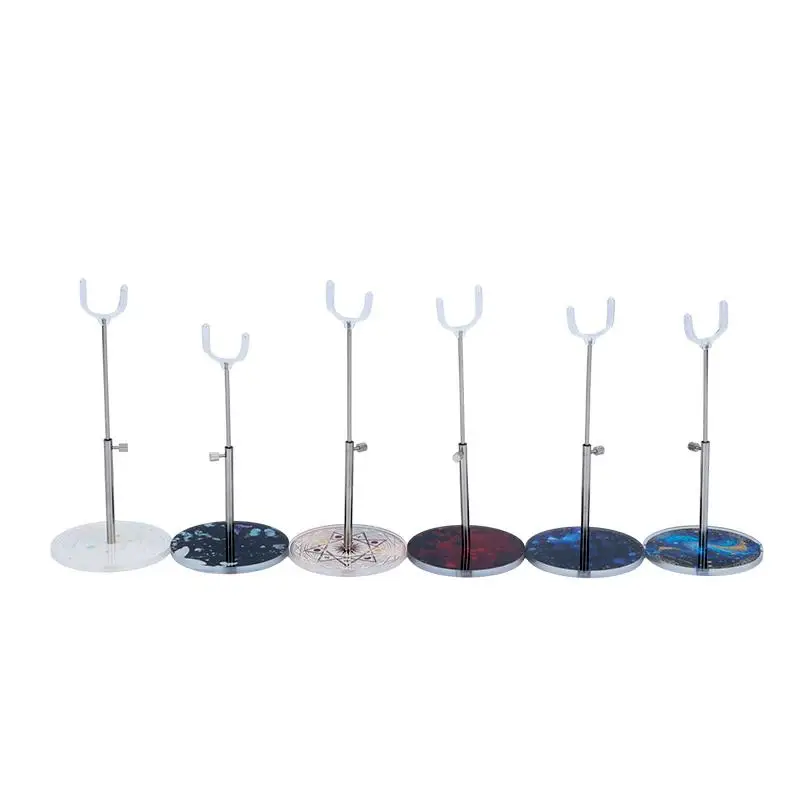 Adjustable Extendable Doll Stand Clear Acrylic Bracket Pattern Base Doll Figure Display Support Accessory