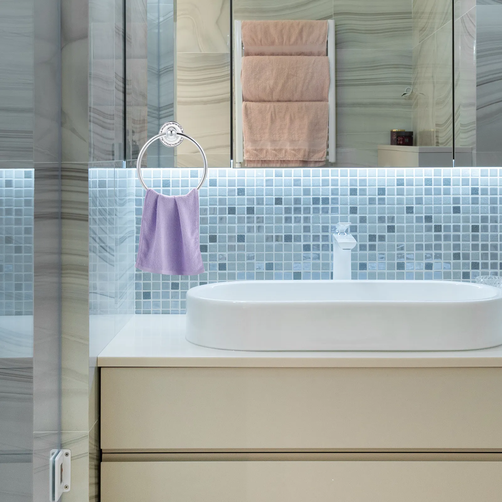 

Настенный держатель для полотенец из нержавеющей стали, органайзер для полотенец для ванной, кухни, гостевой комнаты, надежный, для ежедневного использования, товары для дома