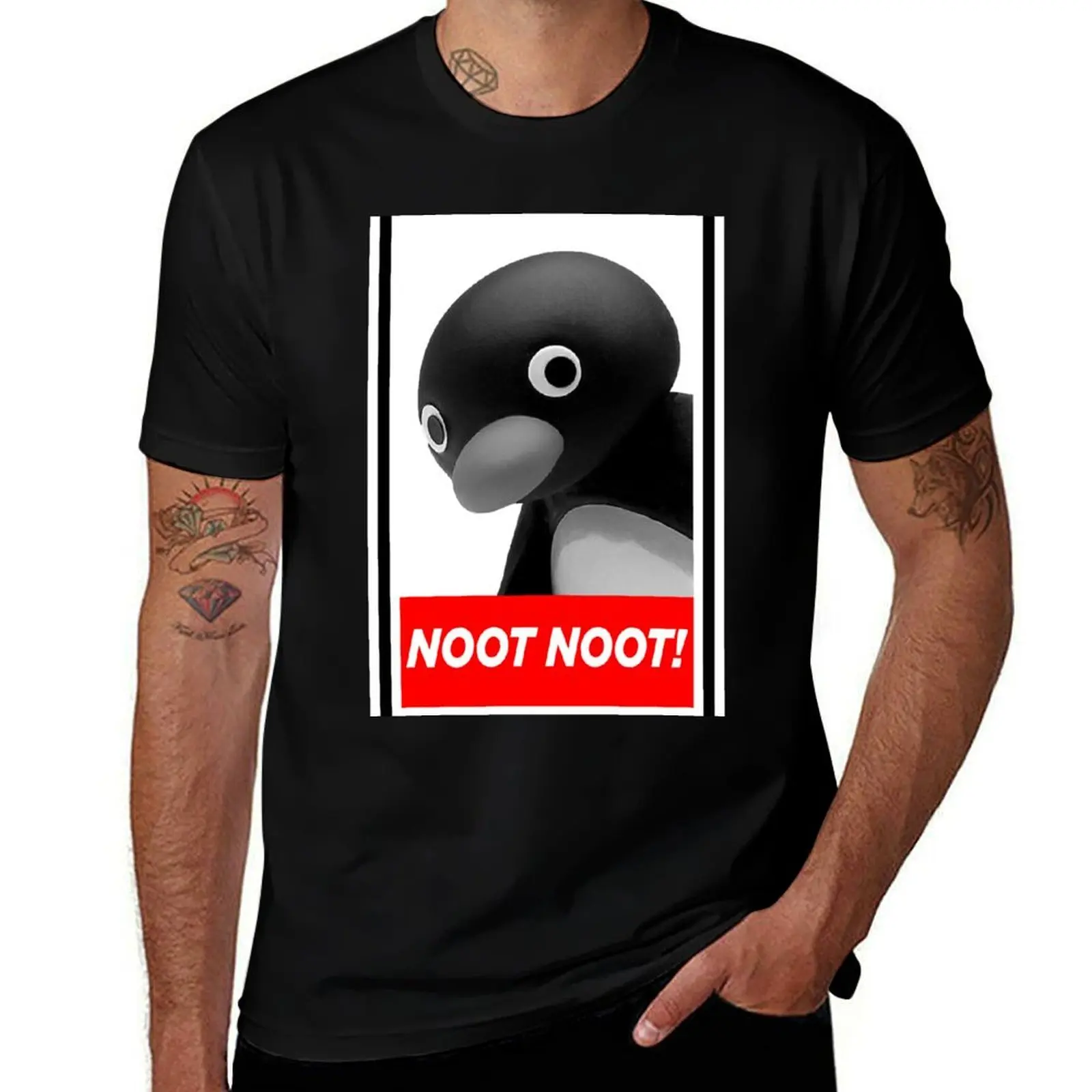 Noot Noot! T-Shirt Fashion Letter Print T-Shirt