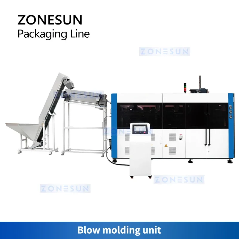 ZONESUN Kemasan Air Botol Jalur Terintegrasi ZS-FAL32-10 Solusi Turnkey Otomatis Penuh Streamlin Untuk Produksi Massal Pabrik
