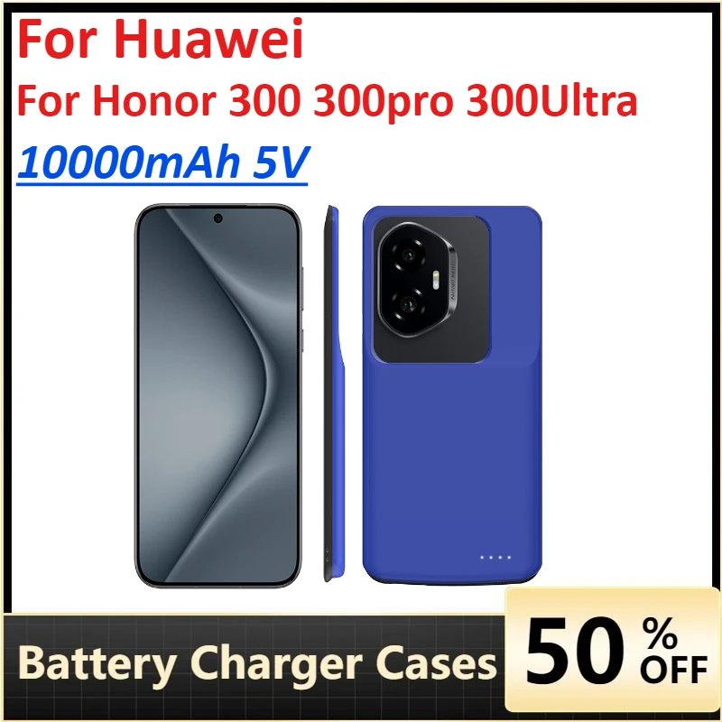 

Battery Charger Case for Huawei Honor 300 300pro 300Ultra 10000mAh Power Case Power Bank External Charging