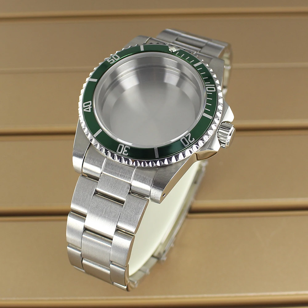 

38MM Vintage Men's Watch Cases Strap For Retro Submariner NH35 NH36 4R36 Movement NH35 Watch Accessories Sapphire Crystal Glass