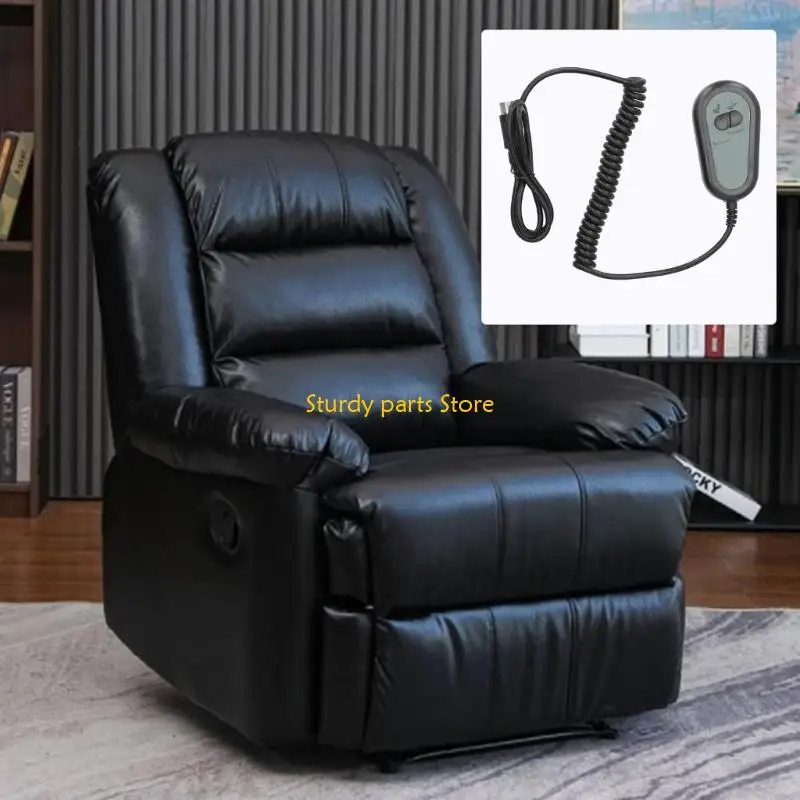 97QC ABS مزدوج زر تحكم الأثاث الكهربائي مع الأمان واقية 5 دبوس كابل الينابيع تصميم قبضة مريحة.