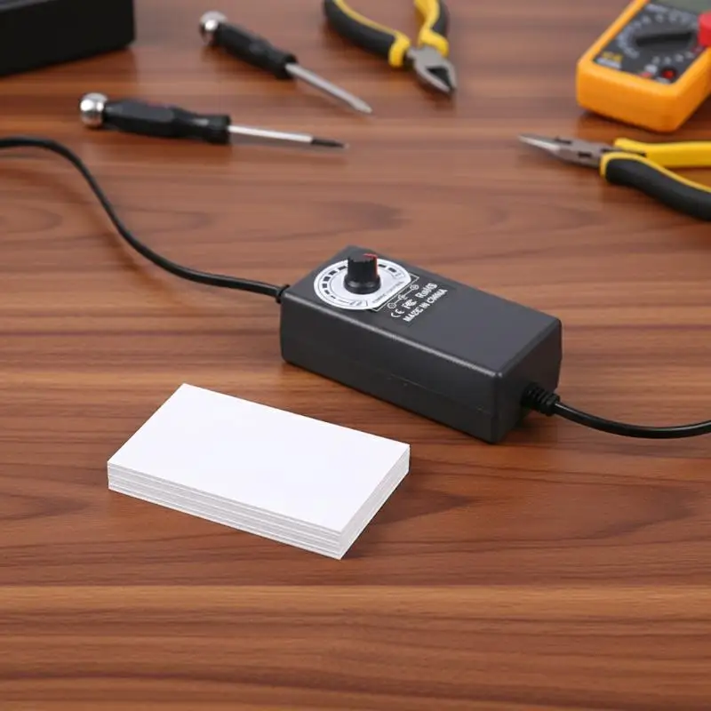 1Pc Adjustable ON/OFF Adapter 3V-12V 2A of voltage 3V 4.5V 5V 6V 7.5V 8V 9V 10V 12V 2A 24W power supply Charger 5.5mm