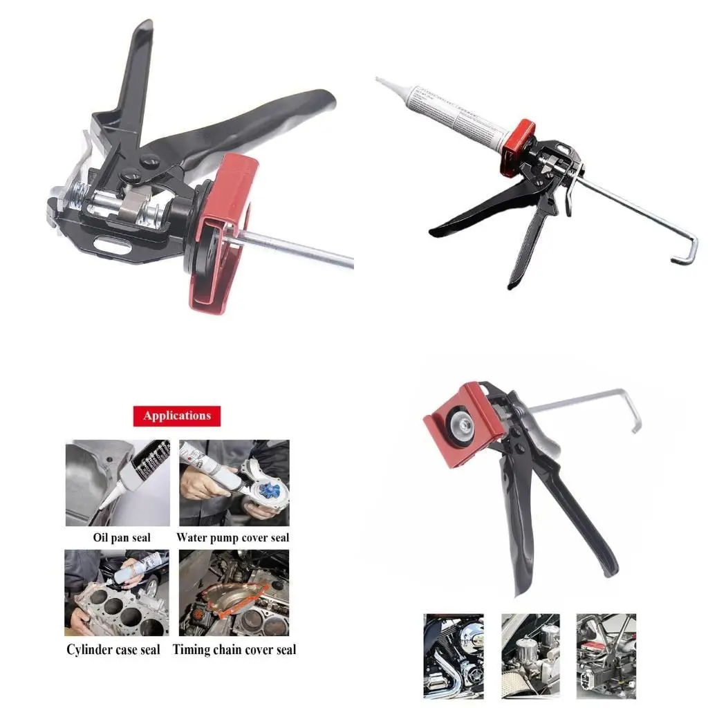 

For Motorbike Engine Maintenance 5910 Universal Potting Glue Gun Sealant Flange Applicator Manual Caulking Gun Dispenser