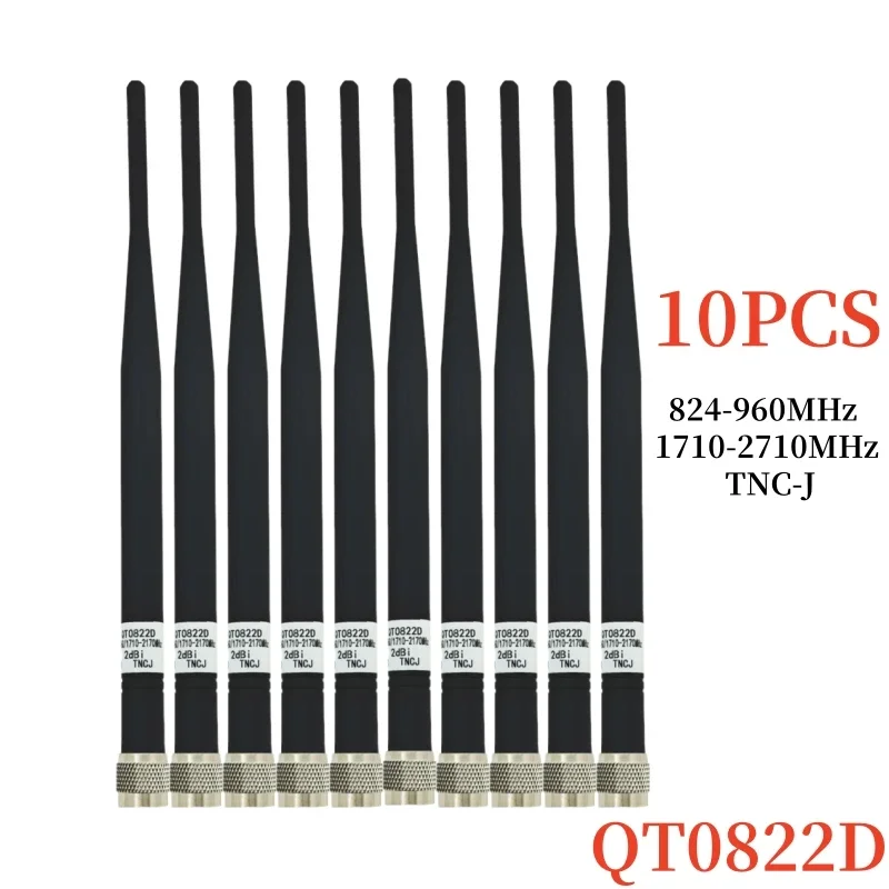 10pcs QT0822D RTK Antenna GPRS CDMA200 WCDMA 2DBI Gain 824-960MHz 1710-2710MHz TNC-J Male Connector Trimble R8s