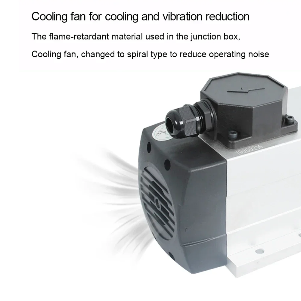 CNC Air Cooled Spindle Motor 1.5KW 2.2KW 3.5KW 4.5KW 6KW 7.5KW 220V 380V 4 Bearings CNC Spindle for CNC Router Carved wood