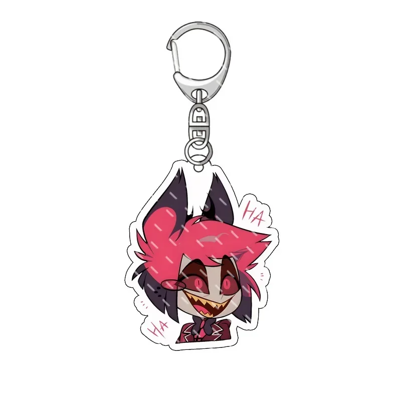 Alastor Popular Anime Two-dimensional Surrounding Acrylic Keychain Character Pendant Collection Cute Comic Exhibition Gifts