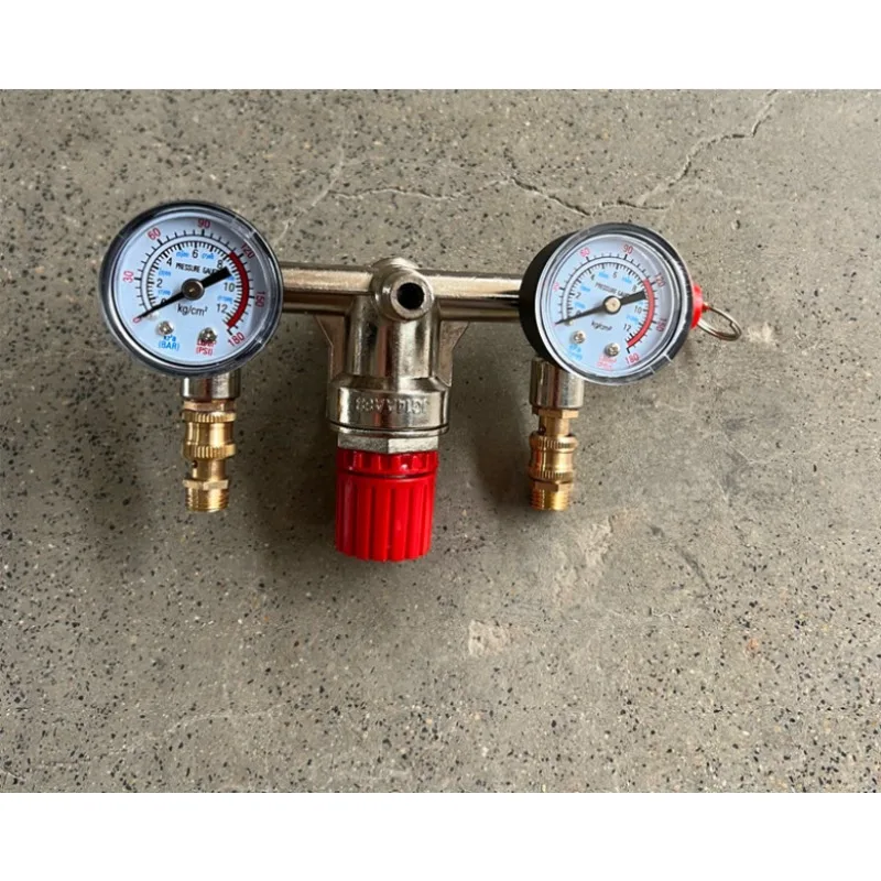 

Air Compressor Accessories Small Oil-free for Silent Air Pump Bama Bracket with Plastic Pressure Gauge