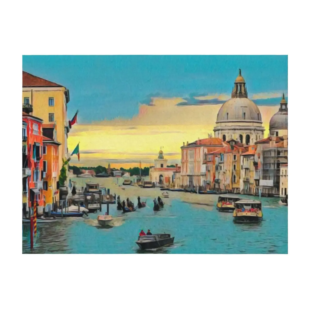 

Venice Throw Blanket manga Luxury Designer for winter Flannel Fabric Blankets