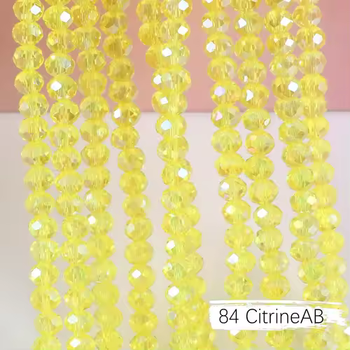 2mm 4mm 6mm 8mm Rondelle Austria Crystal Beads Faceted Glass Beads Loose Spacer Beads for DIY Bracelet Garment Making - Image 22