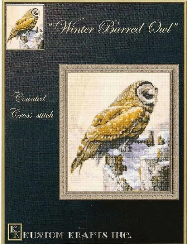 Counted Cross Stitch Kit Bothy Threads Poppy  Animal Fox Cow Horse Robin Owl in Winter Snow 38-42