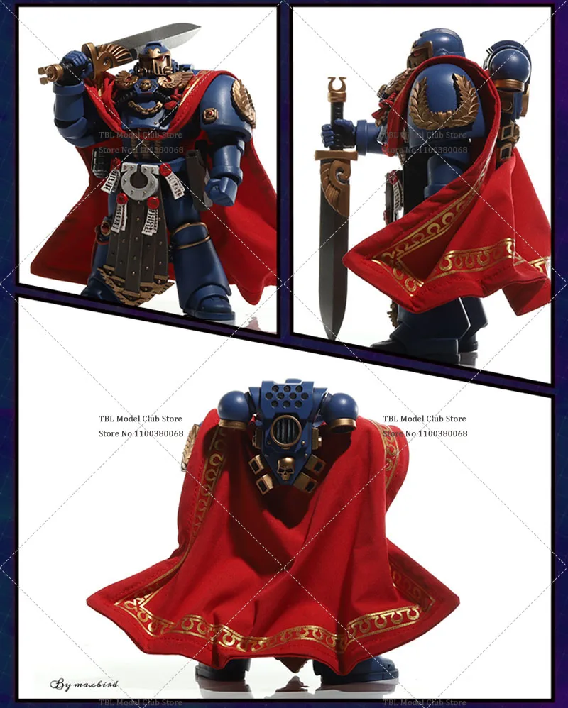 【Only Cloak】JOYTOY Warhammer 40k 1/18 Ultramarines Honor Guard Extreme Warrior Battalion Captain Guards Cape Accessories Model