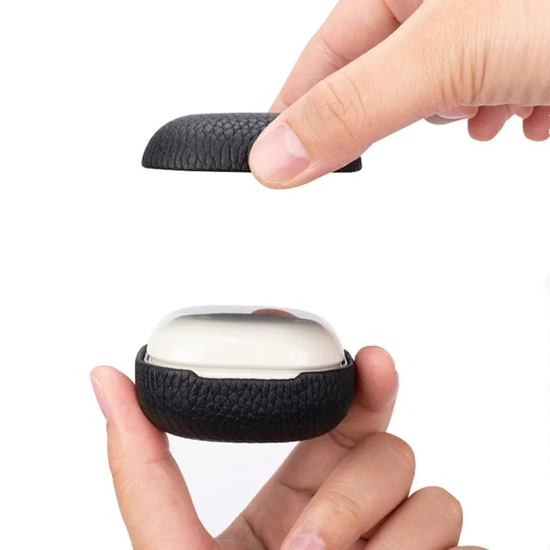 Samsung Galaxy buds2/budsライブ/buds pro用の合成皮革ケースlycheeパターンGalaxybuds2 pro用のライブカバー