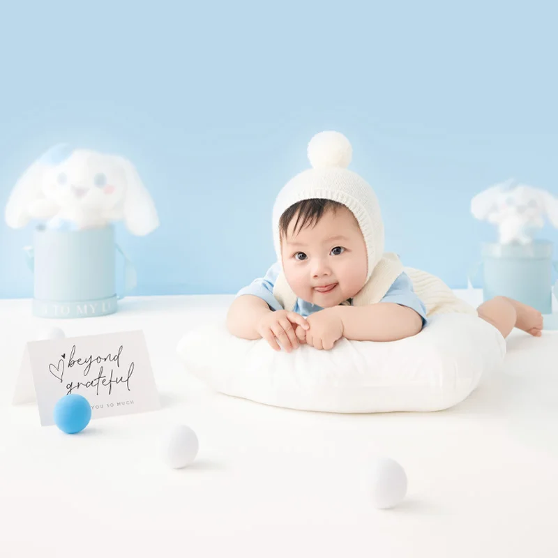 Tenues de photographie pour nouveau-né, costume pour bébé garçon et fille, vêtements à thème mignon avec chapeau, jouet boule, accessoires de photographie de studio