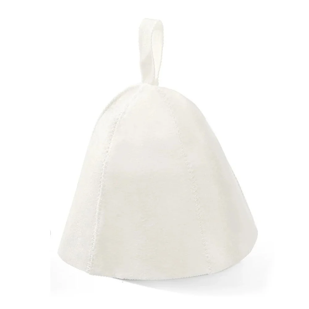 Sauna Hats for Men and Women Felt Sauna Cap Home Sauna Steam Room Accessories