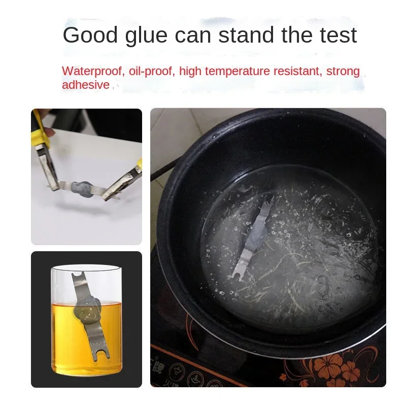 100g Kafuter A+B Metal Repairing Adhesive Super Glue Iron Steel Auto Radiator Water Tank Special leakage Plugging Welding Glue