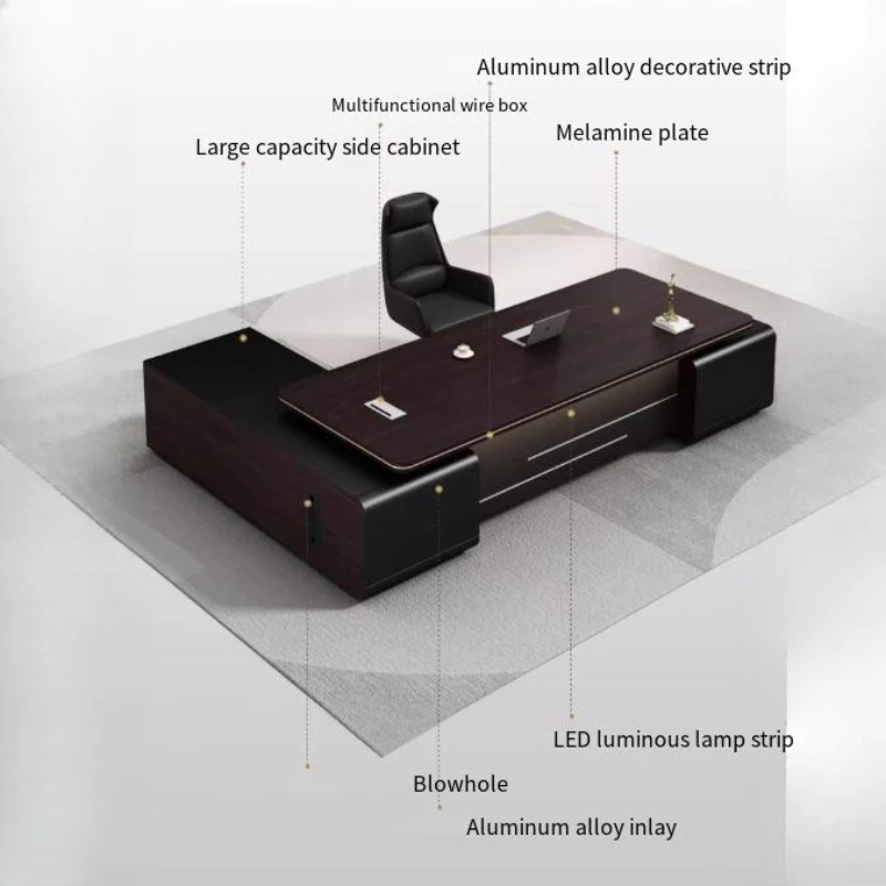 Рисунок 6 - L-образный роскошный письменный стол