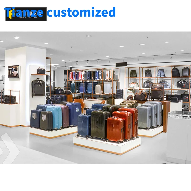 

(Customized) Custom Retail Shop Travel Suitcase Bag Luggage Store Interior Furniture Display Design