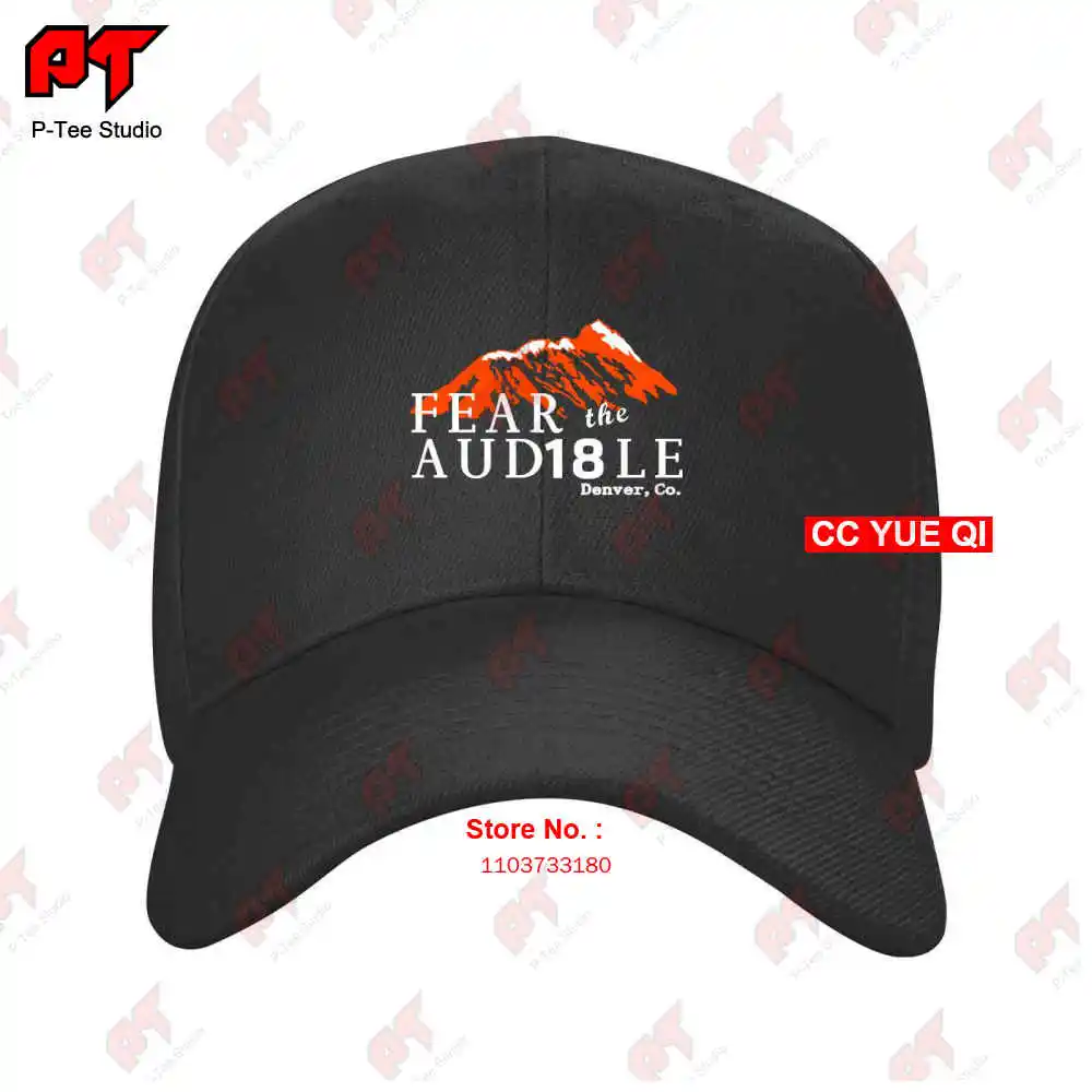 Fear The Audible Peyton Manning 18 Omaha Broncos Baseball Caps Truck Cap HDC5