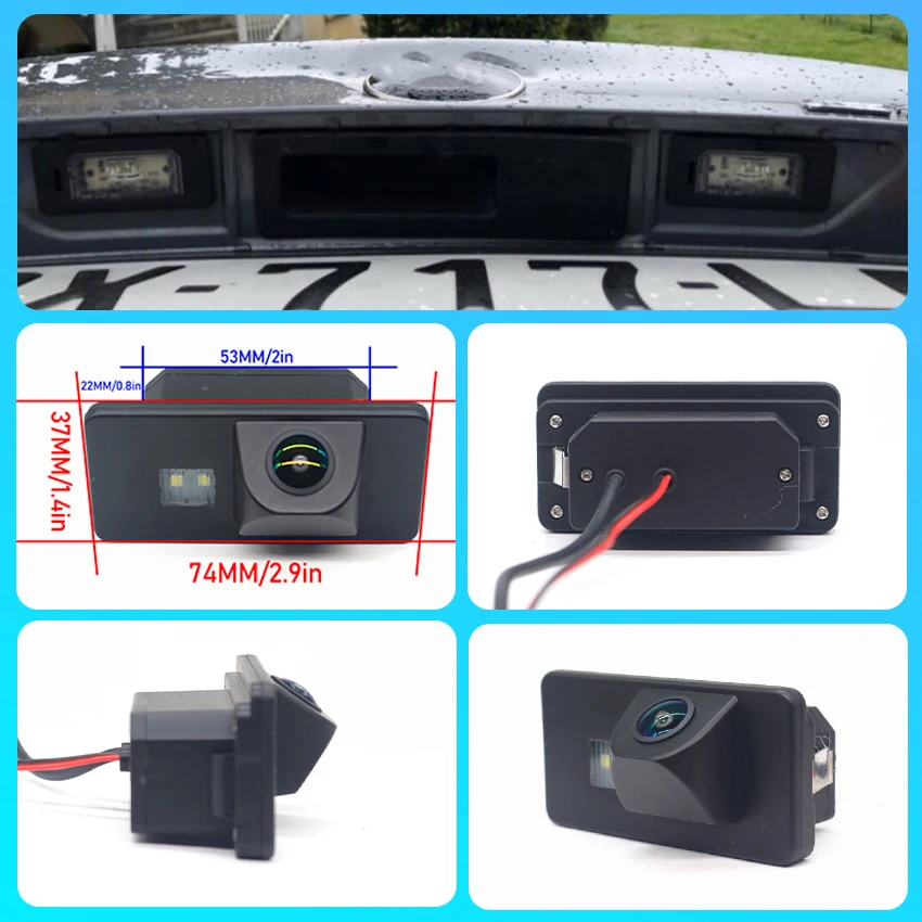 170°Rear View Camera For BMW X3 E83 2003 2004 2005 2006 2007 2008 2009 2010 CCD Night Vision Reverse Camera license Plate Camera