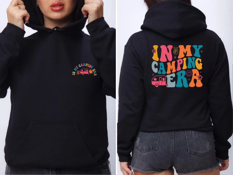 

Camping Era Hoodie, Camping Hoodie, Vacation Hoodie, Caravan Life Top, Adventure Hoodie, Wanderlust Hoodie, Camping Gift