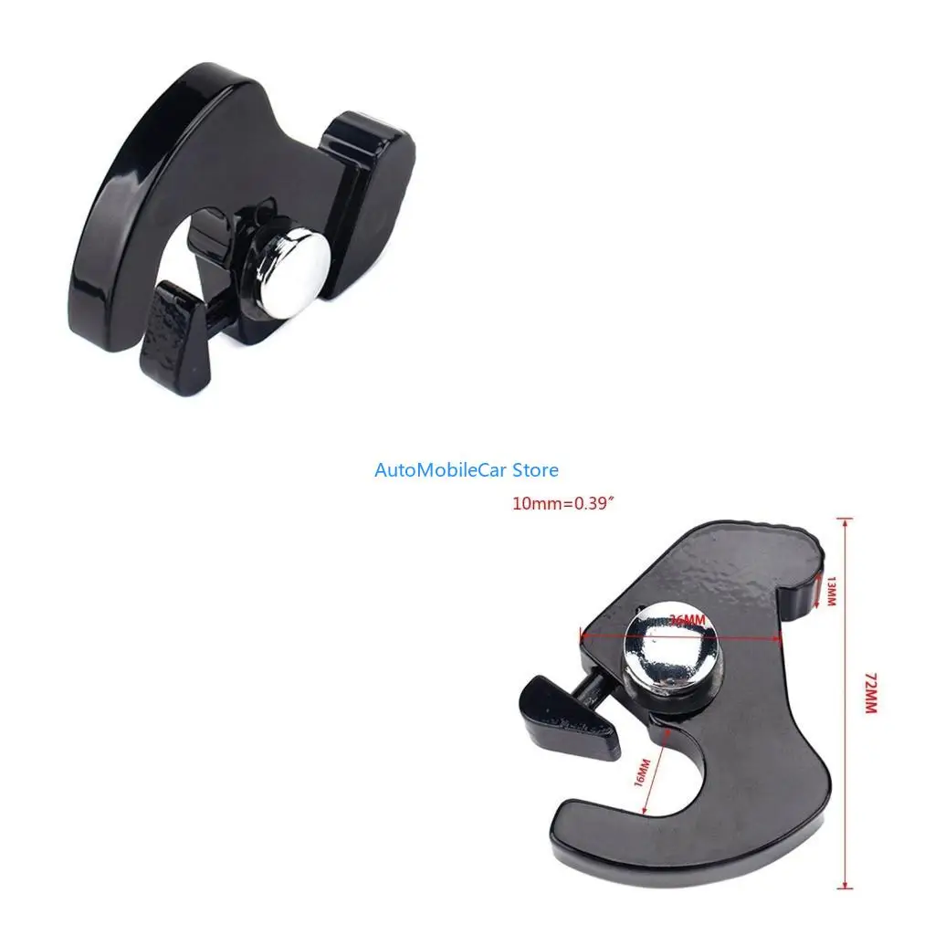 G8TE 2Pcs Durable Luggage Rack Docking for Latch Clip Motorcycle Rotary Sissy Bar Too