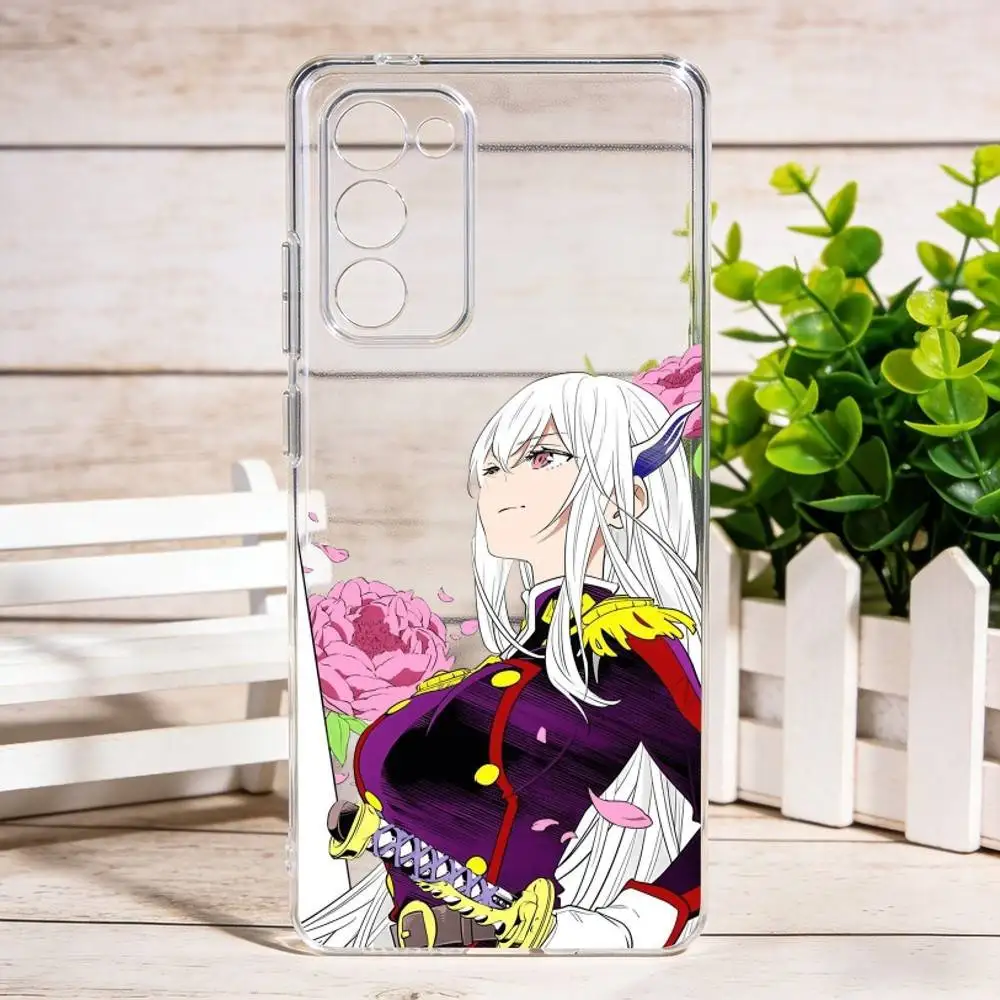 

Uzen kyouka Chained Soldier For Samsung Galaxy S24 S25 S23 S22 S21 Plus S24 S25 Transparent Cover Phone Case