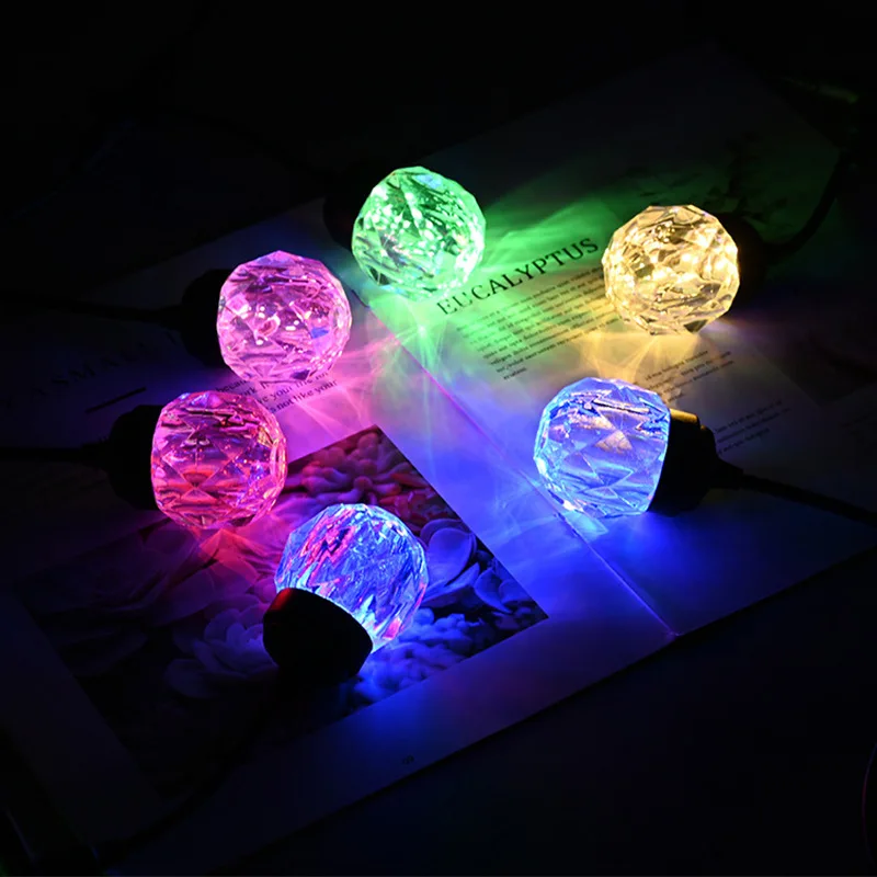 5M New LED Light string Outdoor Waterproof Warm Color Warm Light Garden Courtyard Party Atmosphere Decorative Lighting Fixtures