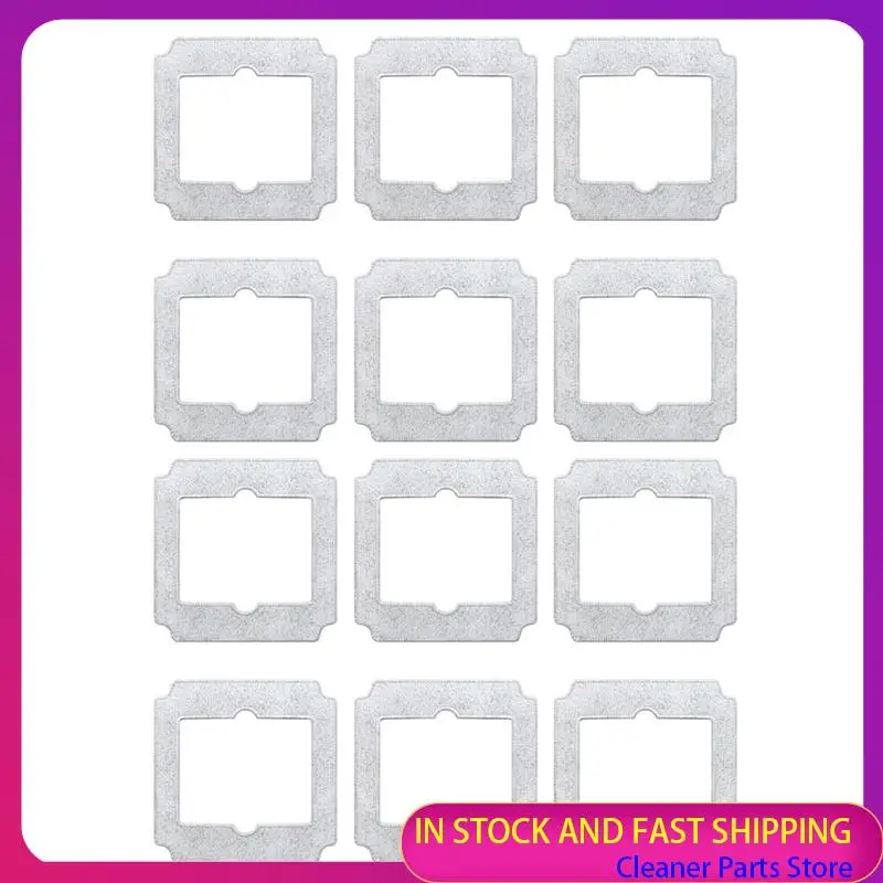 

ГОРЯЧАЯ ПРОДАЖА-12 шт. чистящие подушечки для мини-робота для мытья окон ECOVACS WINBOT, ткань для чистки роботов ECOVACS WINBOT W-CC02-0012