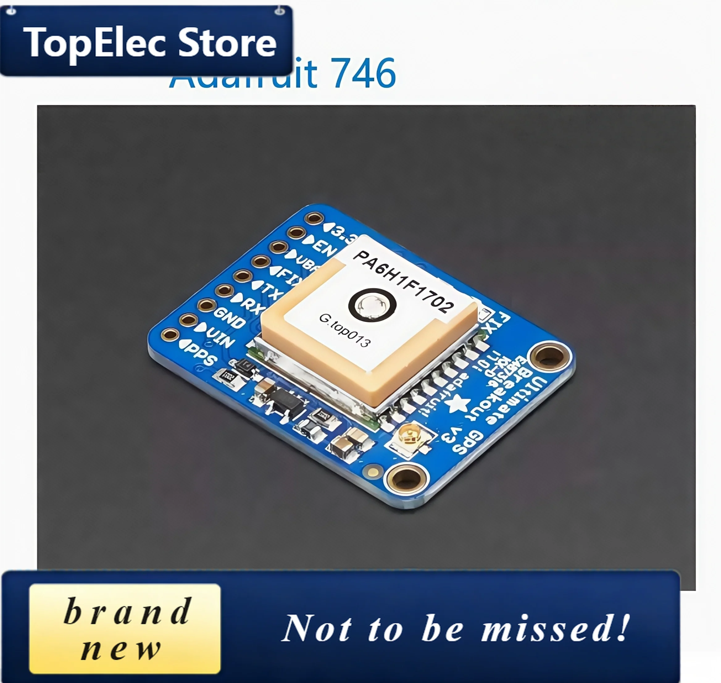 TopElec Adafruit 746 Ultimate GPS Breakout Module Development Board MTK3339