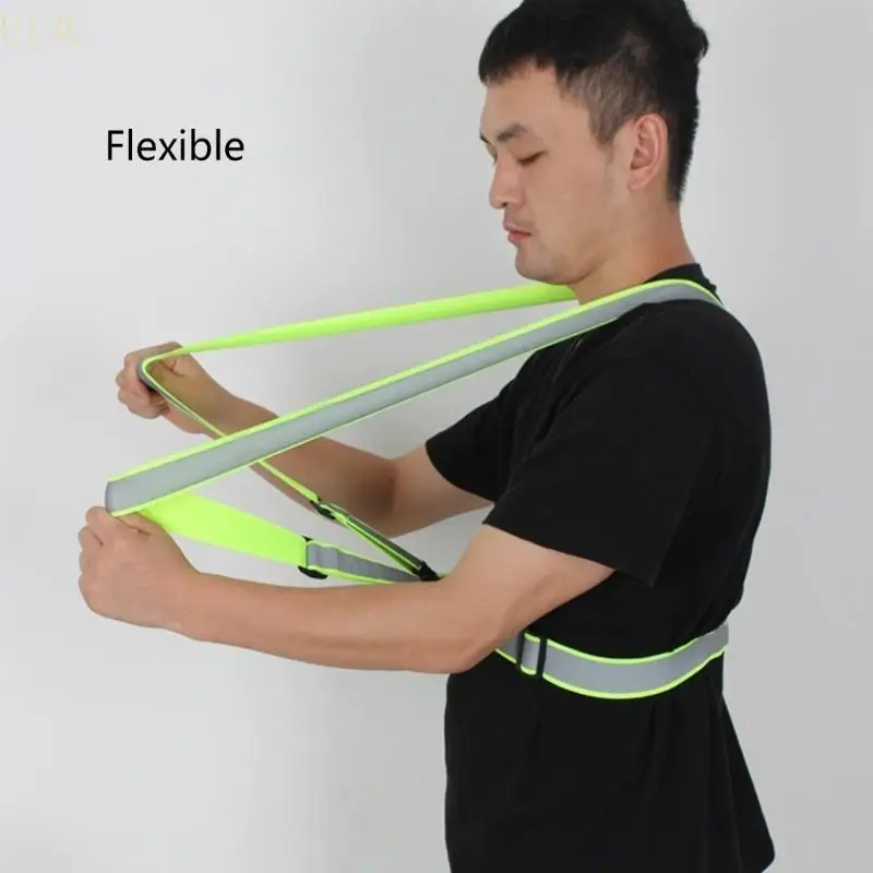 

U13C Reflective Running Vests Adjustable Protective Motorcycle Jackets For Men, Women