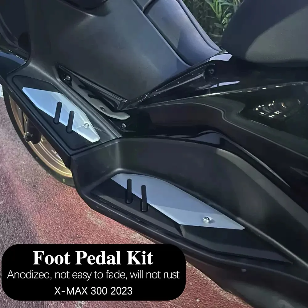 

Motorcycle Footpads Plate Aluminum Alloy Pedal Modified Skid proof Footrest For Yamaha XMAX300 X-MAX 300 XMAX250 XMAX400
