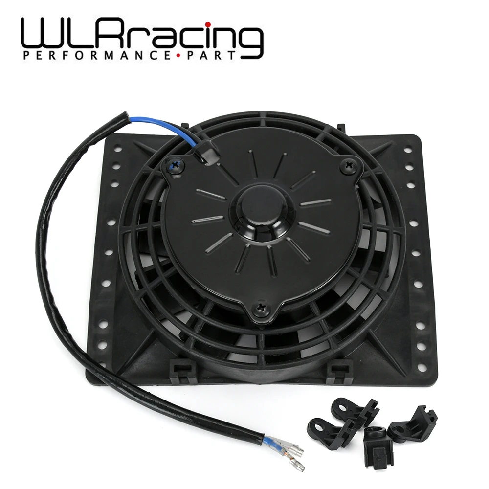 6 Inch Universal 12V 38W 10 Blades Slim Reversible Electric Radiator AUTO FAN Push Pull With mounting kit Type I 6