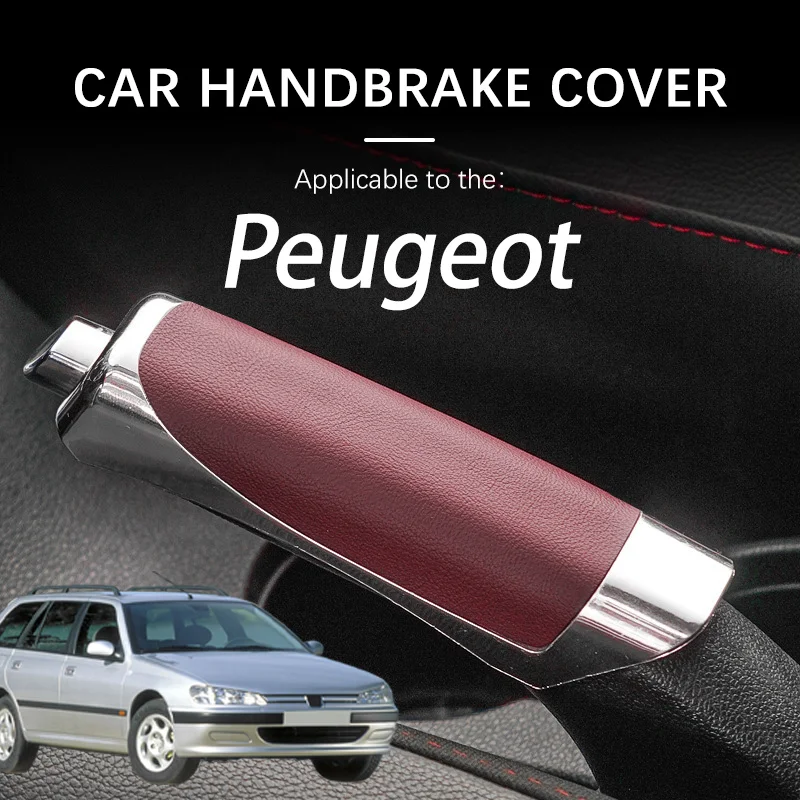 

Car Handbrake Grip Protect Cover Styling Decor High Quality Smooth For Peugeot 406 Interior Accessory