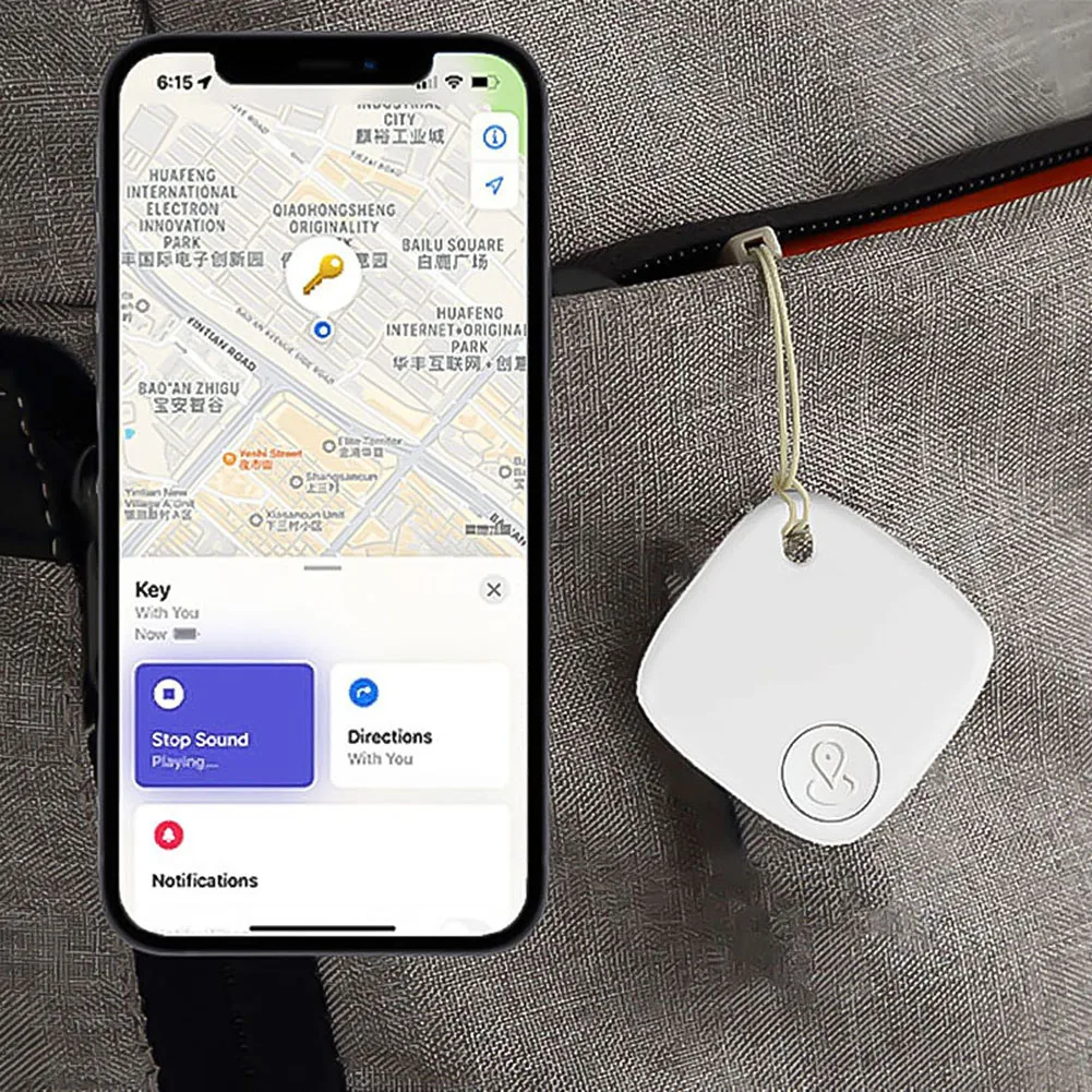 Il dispositivo di promemoria anti-smarrimento funziona con Apple Trova il mio articolo compatibile con Bluetooth Lost Finder Tracker Mini dispositivo di localizzazione Key Finder