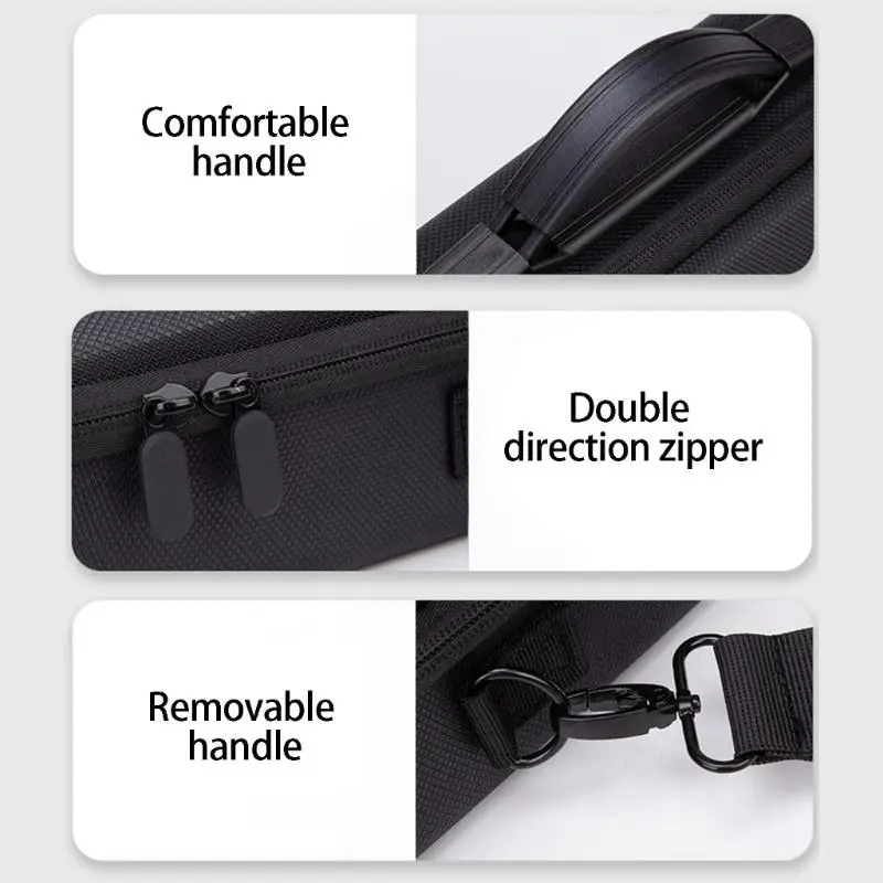R53C Schützender Aufbewahrungskoffer mit integrierten Netztaschen, robuster für Drohnenzubehör, passend für Drohnen – Detail 4