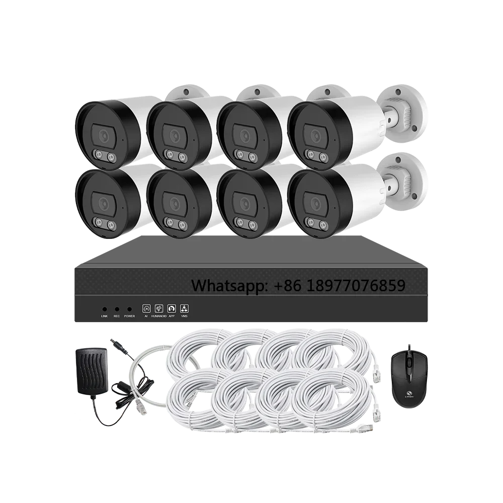 Home Security System With Alarm And Patrol Monitoring For Residential Protection