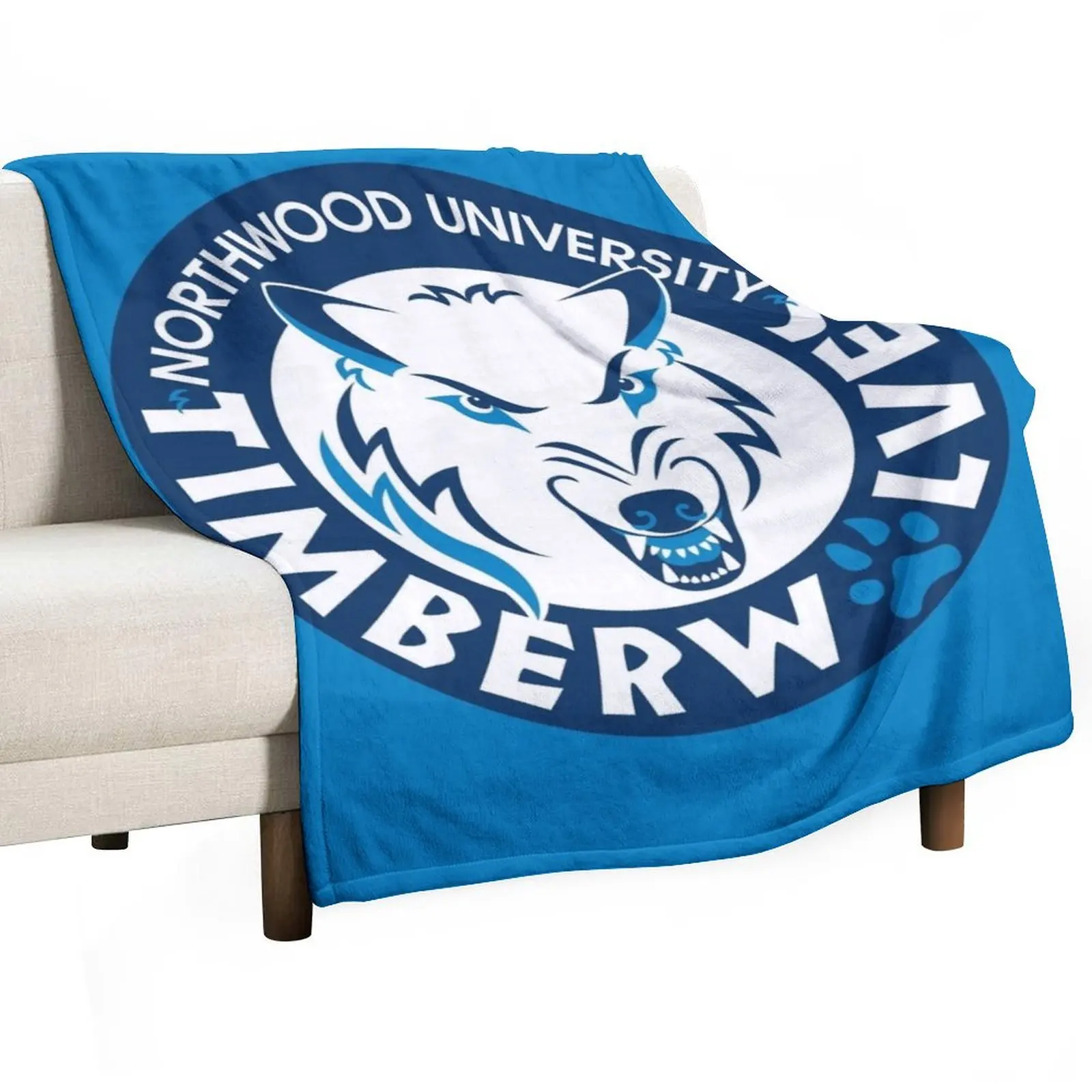 

Northwood Timberwolves Throw Blanket Cozy Home Blanket Gift for Christmas Holiday