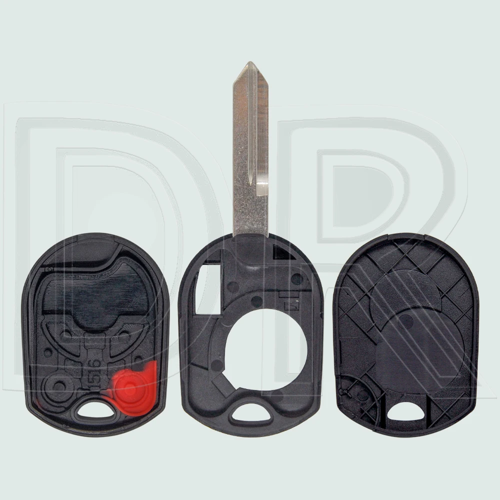 DR 3/4 Button FO38/HU101 Car Remote Key Shell Case For Ford Edge Fusion Mercury Mariner Lilan Lincoln Navigator MKX MKZ Mazda