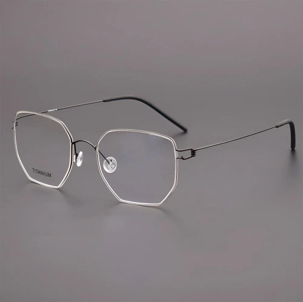 New in Metal Eyeglass Frame Leading Fashion and High Quality Men's and Women's Anti Blue Light Glasses Prescription Glasses