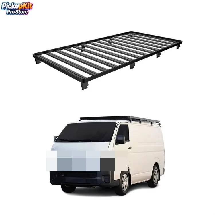 

Сверхмощный низкопрофильный грузовой багажник на крышу для багажника Quantum HiAce Van Off-Road