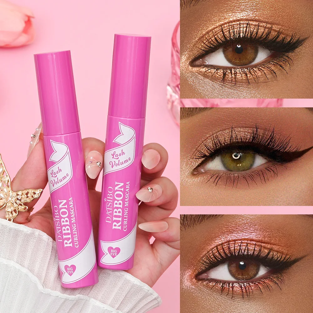 Mascara 36H imperméable et résistant à la transpiration, effet d'extension de cils soyeux, Anti-frottement, sans bavures et facile à enlever avec une brosse facile à utiliser