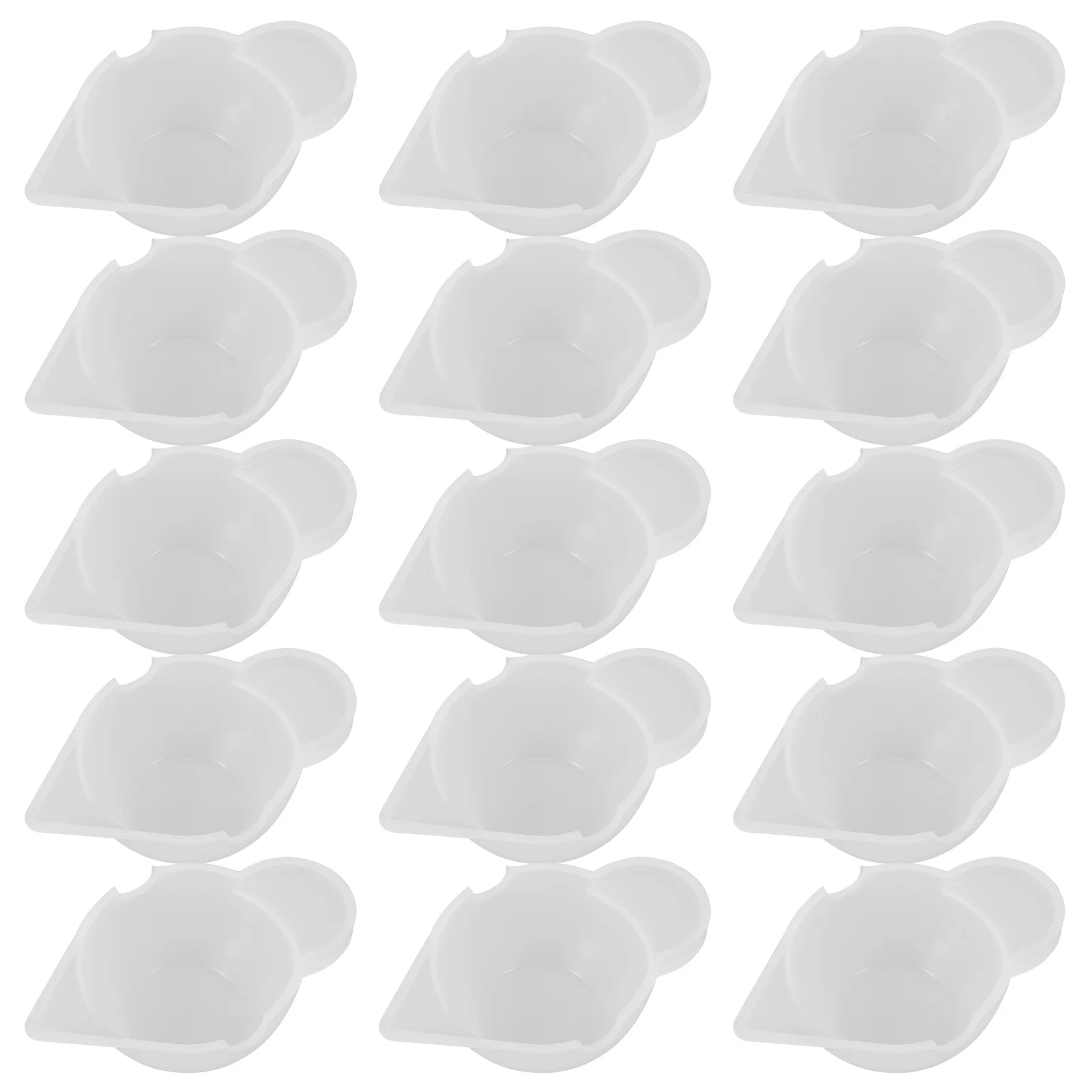 

15pcs Silicone Mold Cups Resin Dispensing Reusable Mixing Bowls Heat Resistant Diy Craft Tools Epoxy Uv Glue Compatible Durable