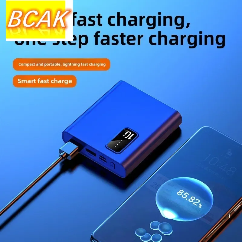 Universal BCAK Mini Large-capacity Power Bank, Small and Portable 20000mAh Mobile Power Supply Fast Charging