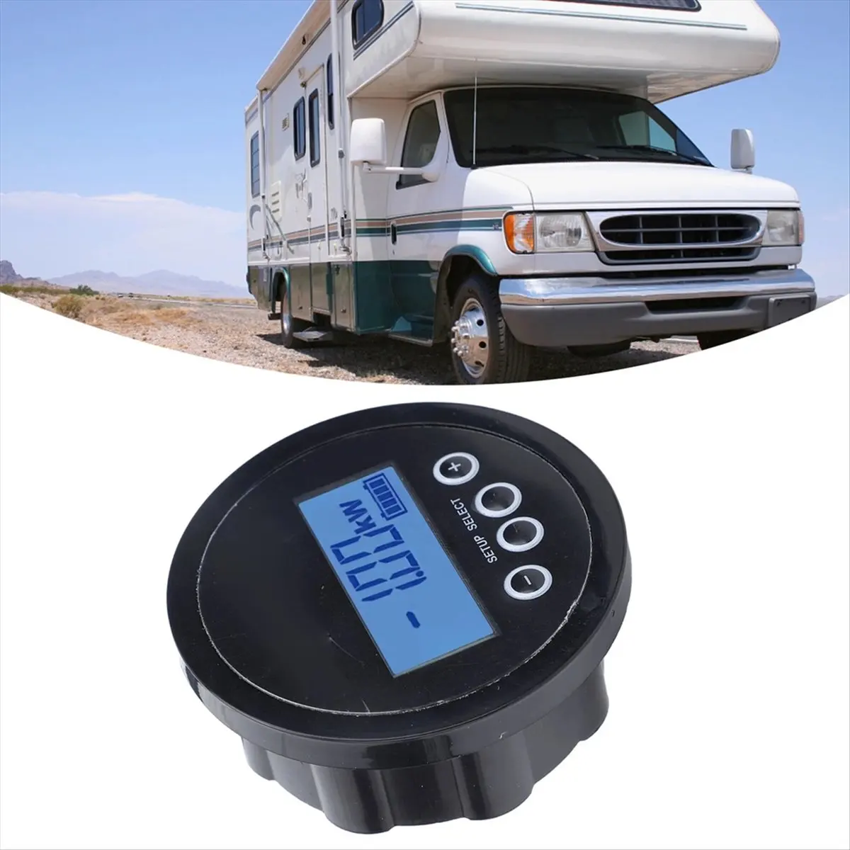 ABQE Shunt Battery Monitor BMV-712 Battery Temp Measure Smart Battery Monitor Phone Control for 6.5‑70VDC Battery Voltage